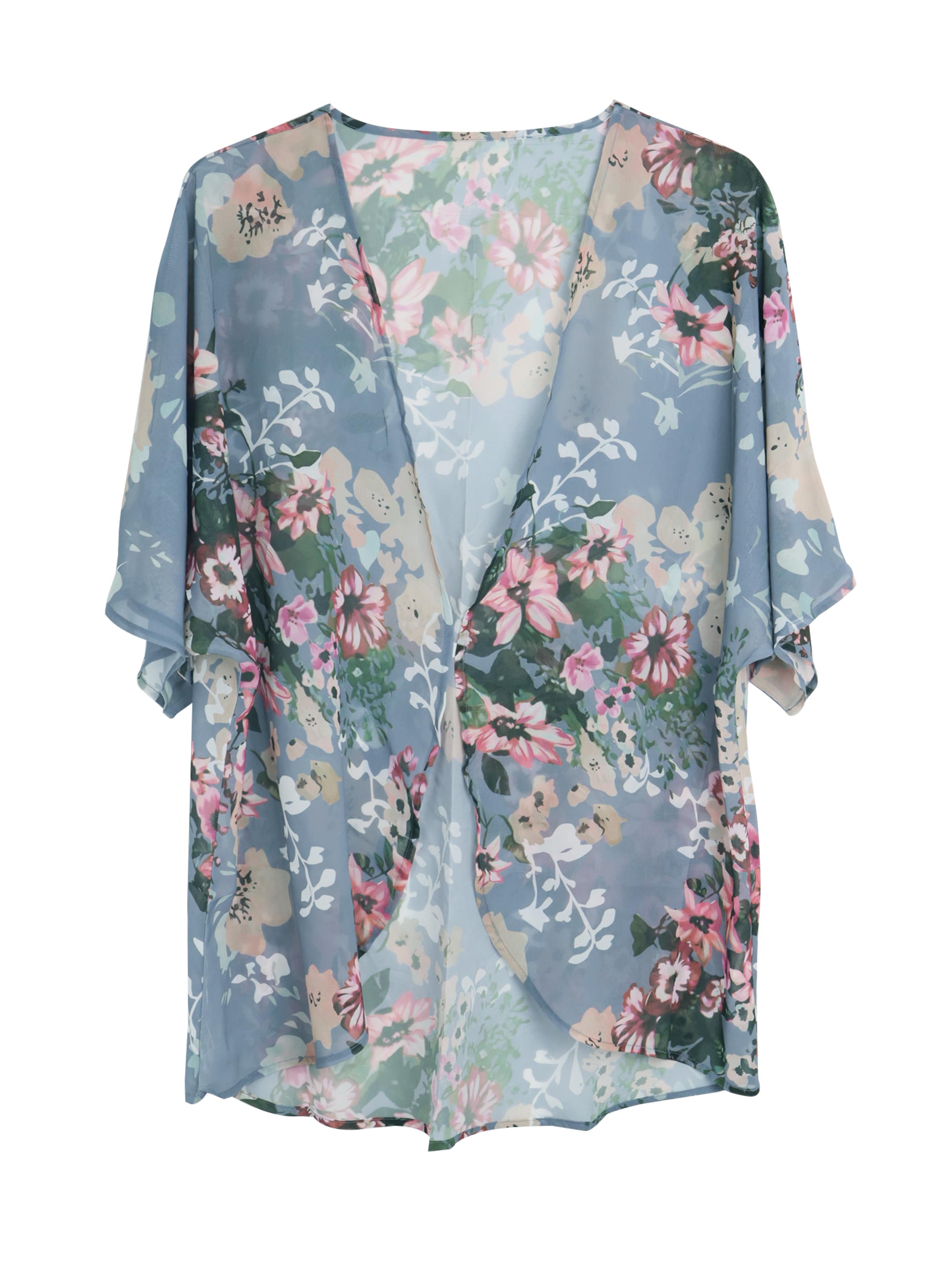 MEETWEE Kimono 'Cover Up Top'‌‌‌‌‌ in Blau: Vorderseite