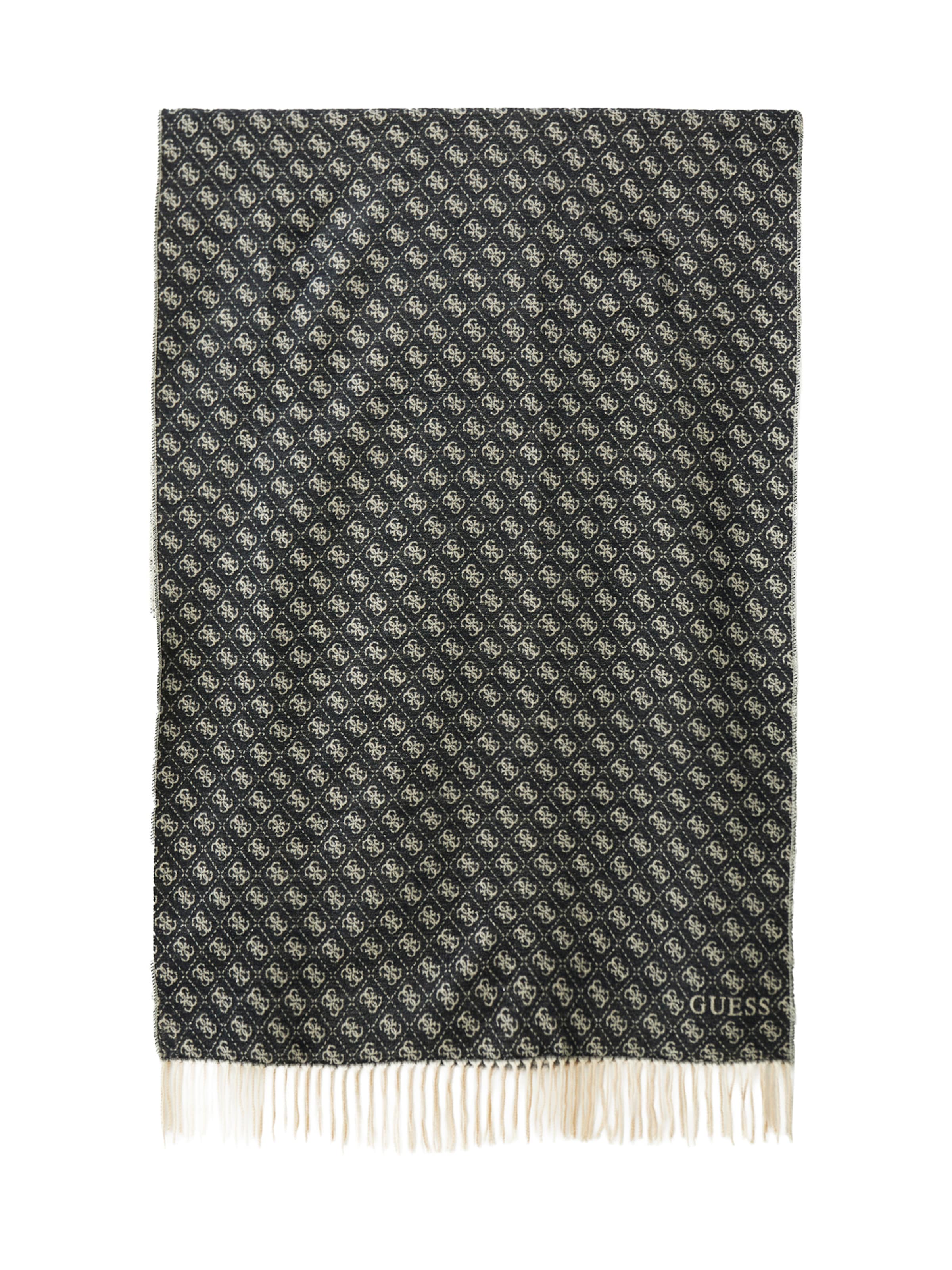GUESS Oversize sálak - fekete: elől
