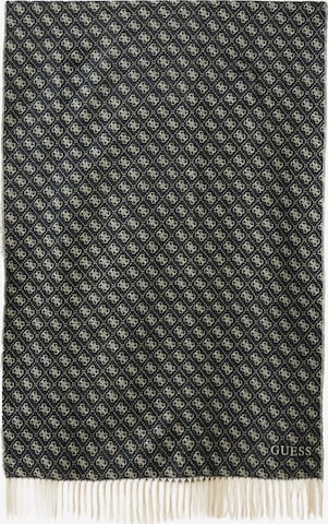 juoda GUESS Didelis šalikas („oversize“): priekis