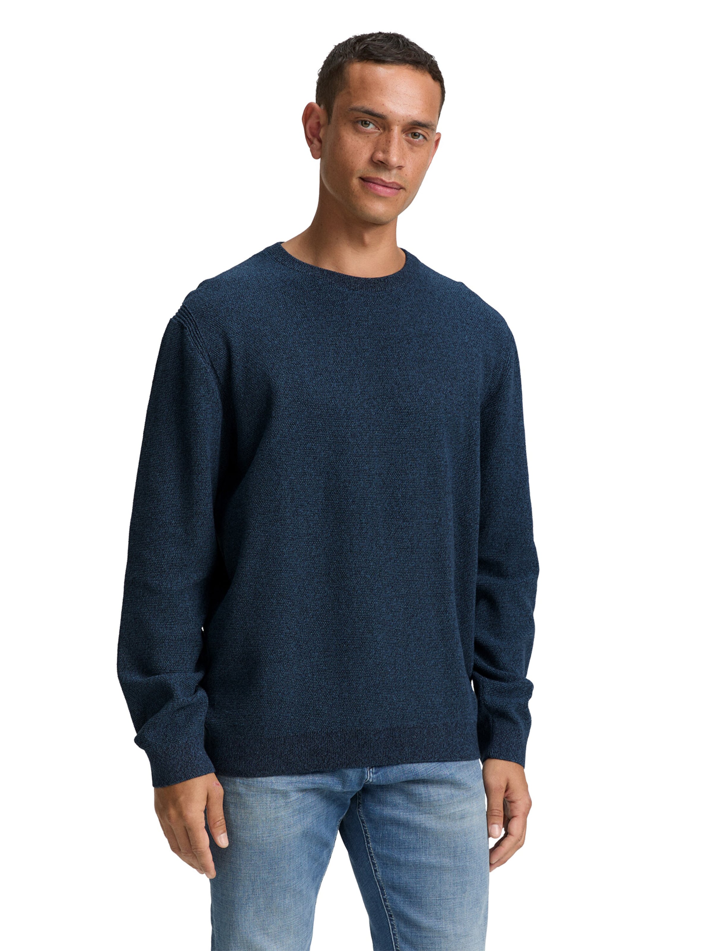 Pull-over TOM TAILOR en bleu : devant