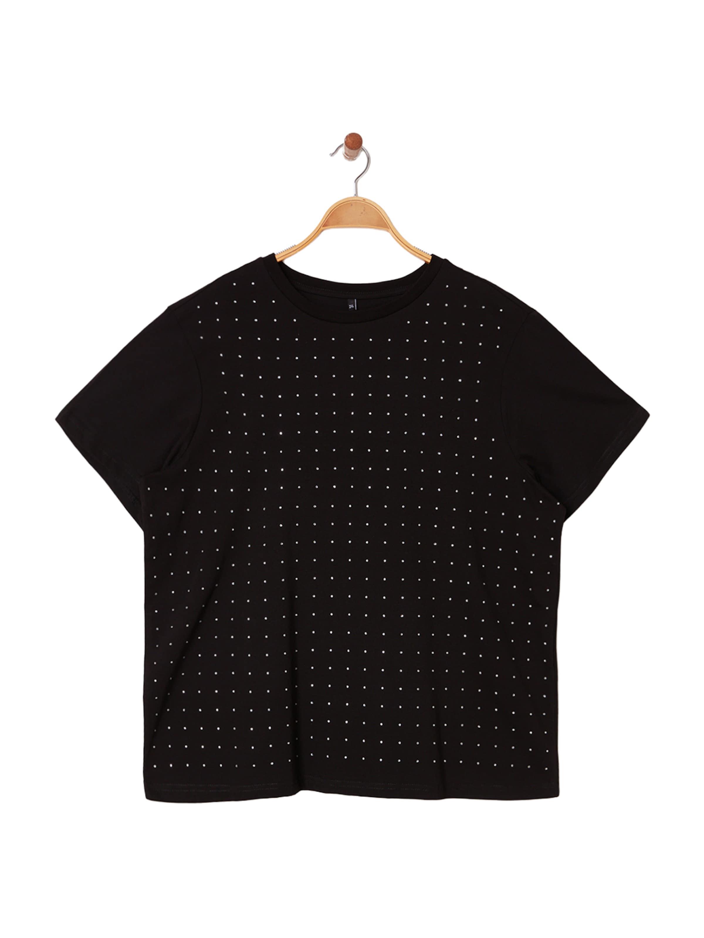 Trendyol Curve T-shirt i svart: framsida