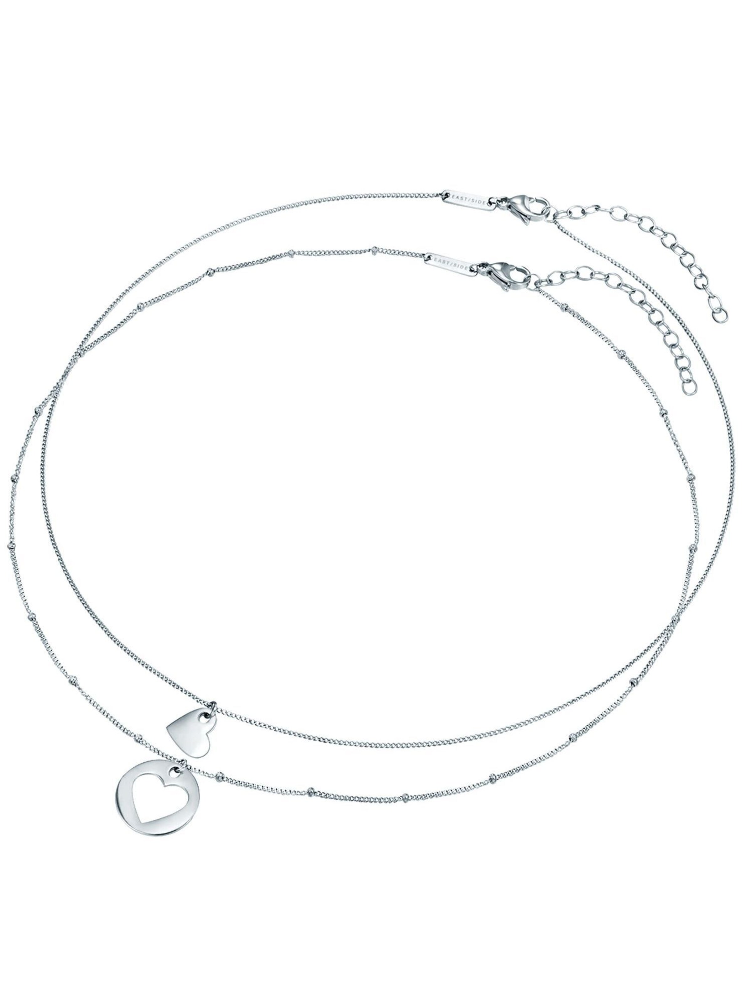 Set di gioielli di Eastside in argento: frontale