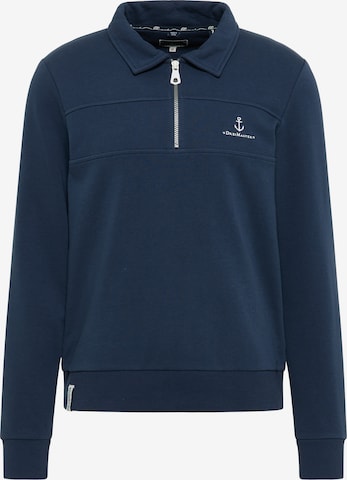 DreiMaster Maritim Sweatshirt 'Bridgeport' in Blau: predná strana