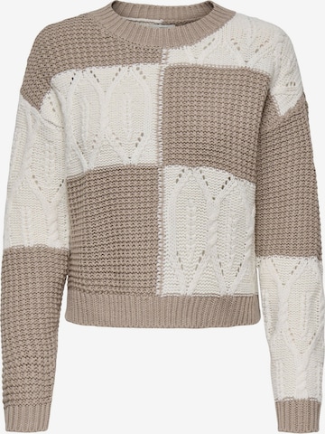 Pull-over 'JDYJusty' JDY en marron : devant