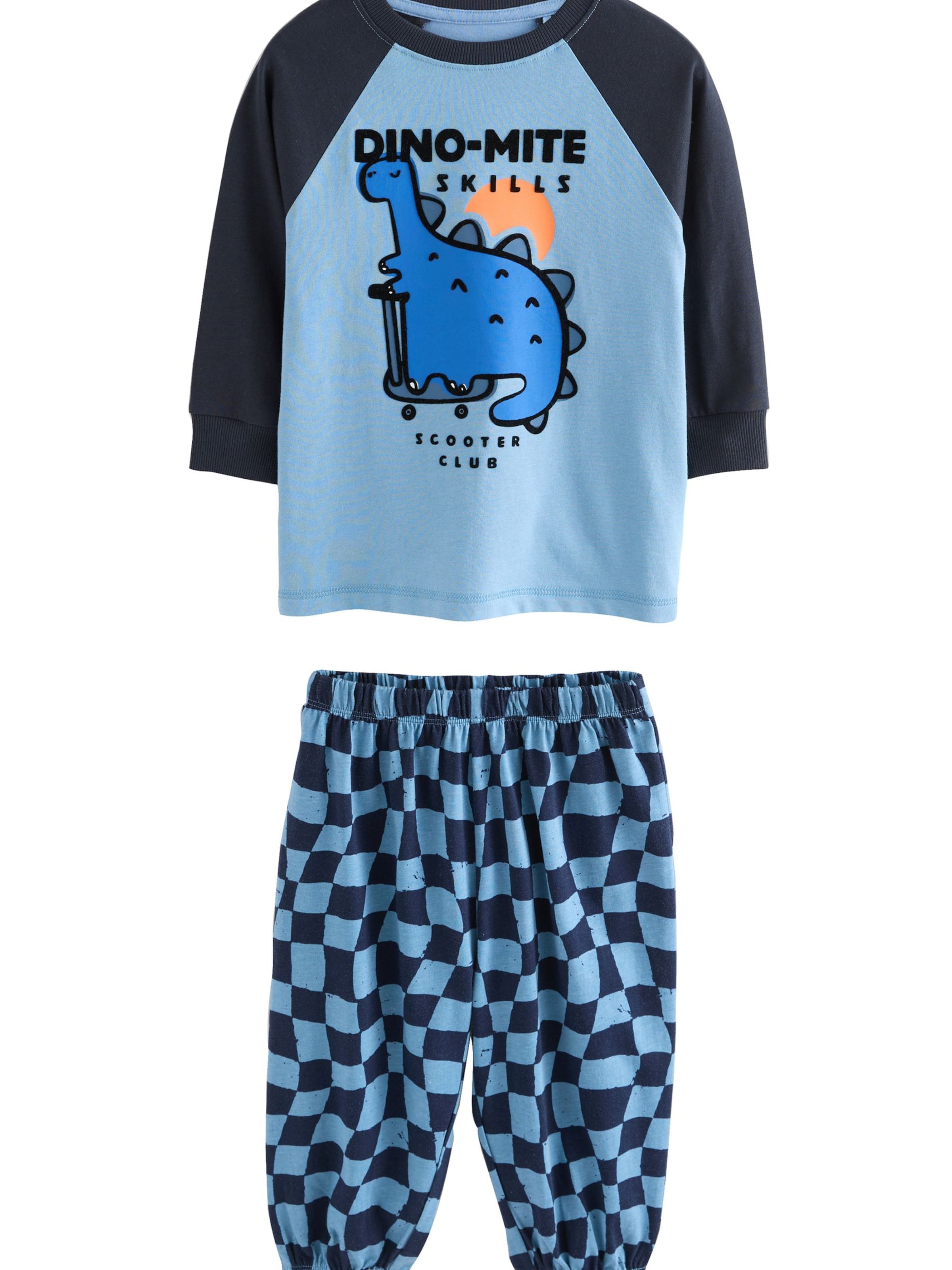 Next Pidžaama 'Oversized', värv sinine