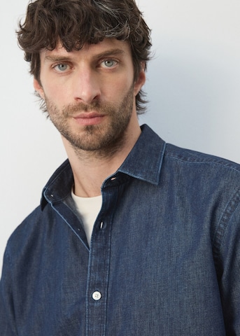 MANGO MAN Regular fit Button Up Shirt 'Chali' in Blue