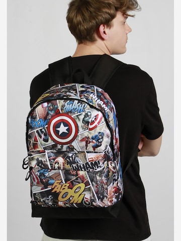 marvel Rucksack 'Captain America Comic-FAN HS 2.2 ' in Mischfarben