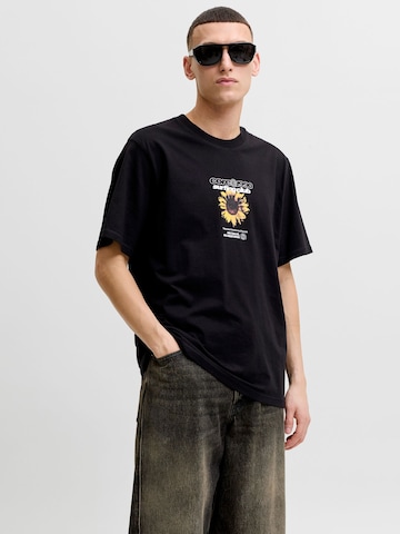 Maglietta di JACK & JONES in nero: frontale