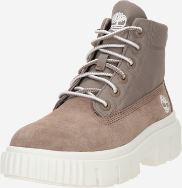 TIMBERLAND Μποτάκι με κορδόνια 'Greyfield' σε γκρι: μπροστά