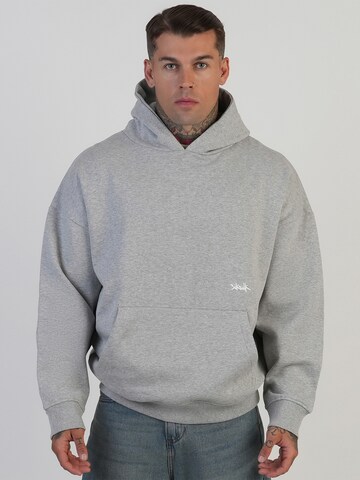 Sweat-shirt SikSilk en gris : devant