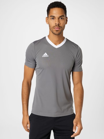 T-Shirt fonctionnel 'Entrada 22' ADIDAS SPORTSWEAR en gris : devant