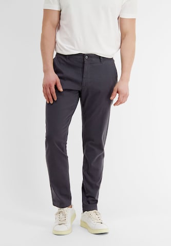 LERROS Regular Chino Pants in Grey: front