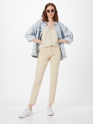 Slimfit Pantaloni chino 'MILEY' di SELECTED FEMME in beige