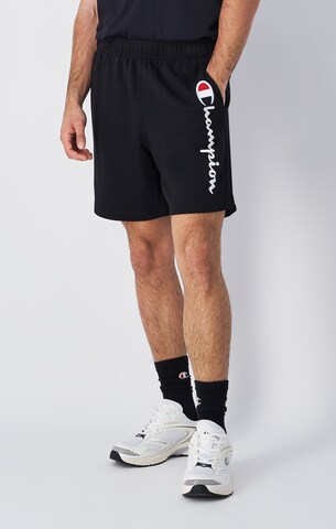 regular Pantaloni di Champion Authentic Athletic Apparel in nero: frontale