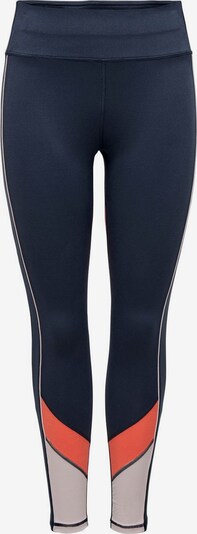 ONLY PLAY Sporthose in beige / blau / orange / weiß, Produktansicht