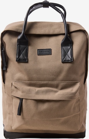 Sac à dos JACK & JONES en marron : devant