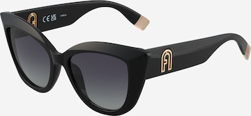 Lunettes de soleil 'SFU711' FURLA en noir : devant