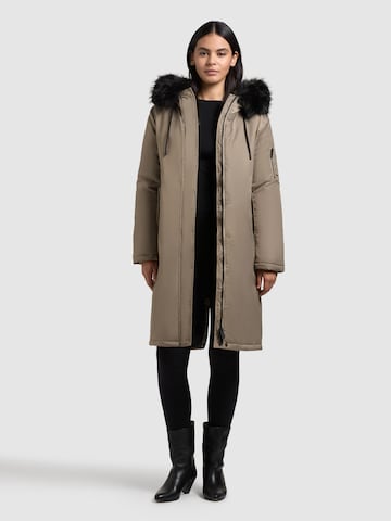 khujo Wintermantel 'Jilla' in Beige