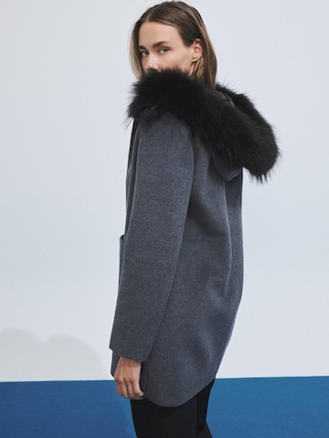HANNIBAL LAGUNA COLLECTION Outdoormantel 'Women’s midi coat with a hood'‌‌‌ in Grau