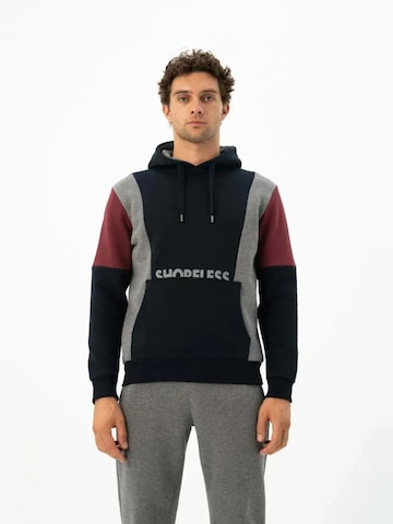 Sweat-shirt Arma en bleu : devant