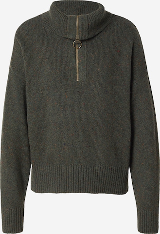 Barbour Pullover 'Lavensdale' in Grün: Vorderseite