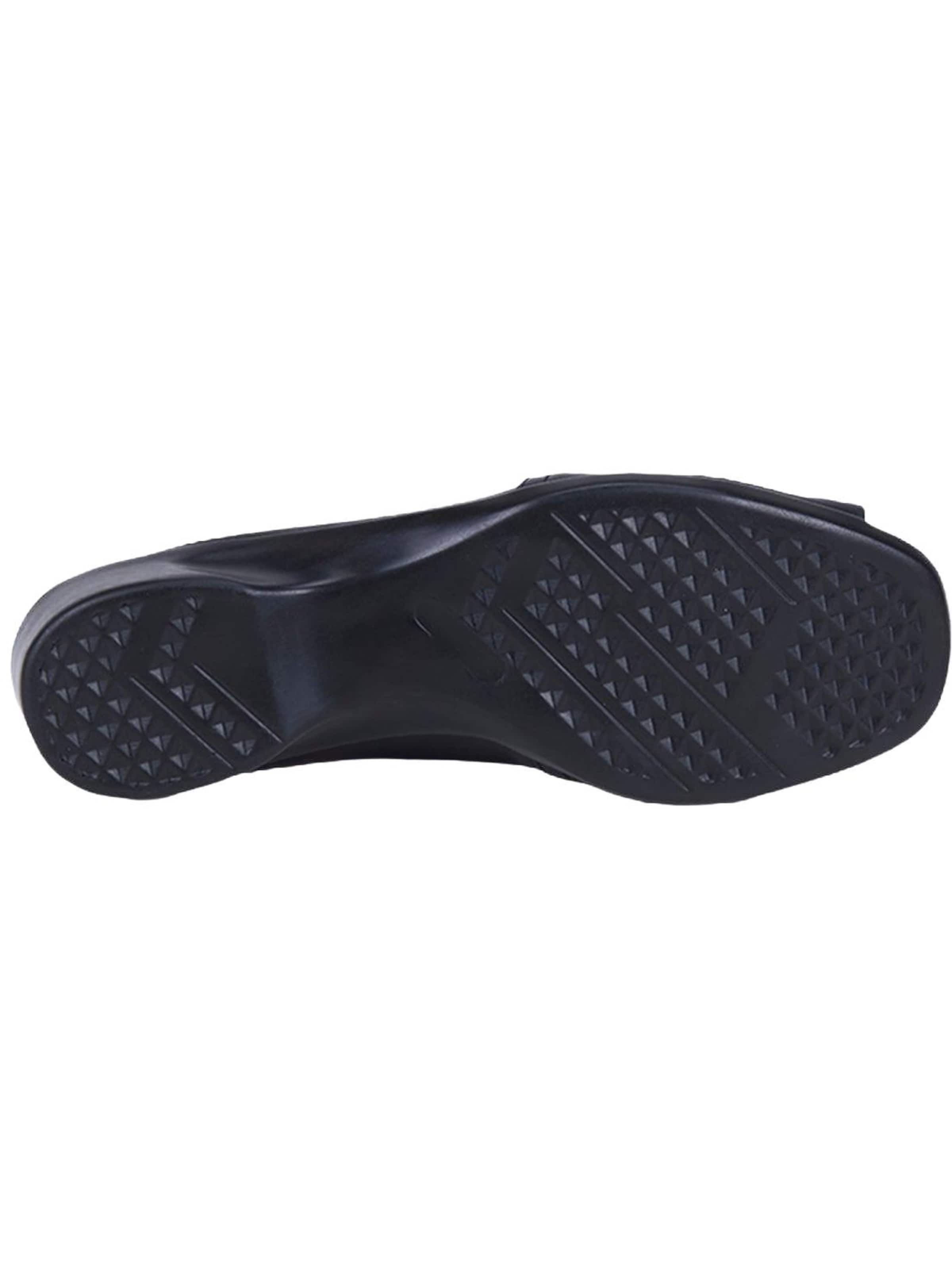 Desa - Zapatillas 'DESA Damen DesaComfort Zehenfreie Alltagsschuhe aus Leder' en negro