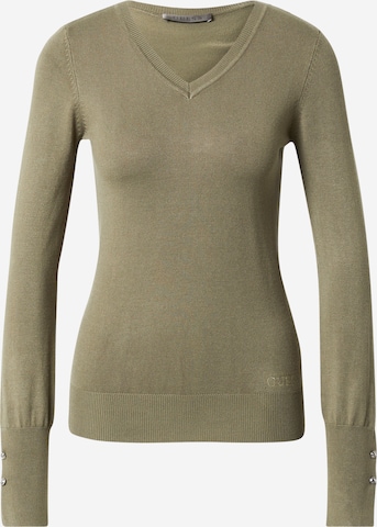 GUESS Sweater 'GENA' in Green: front