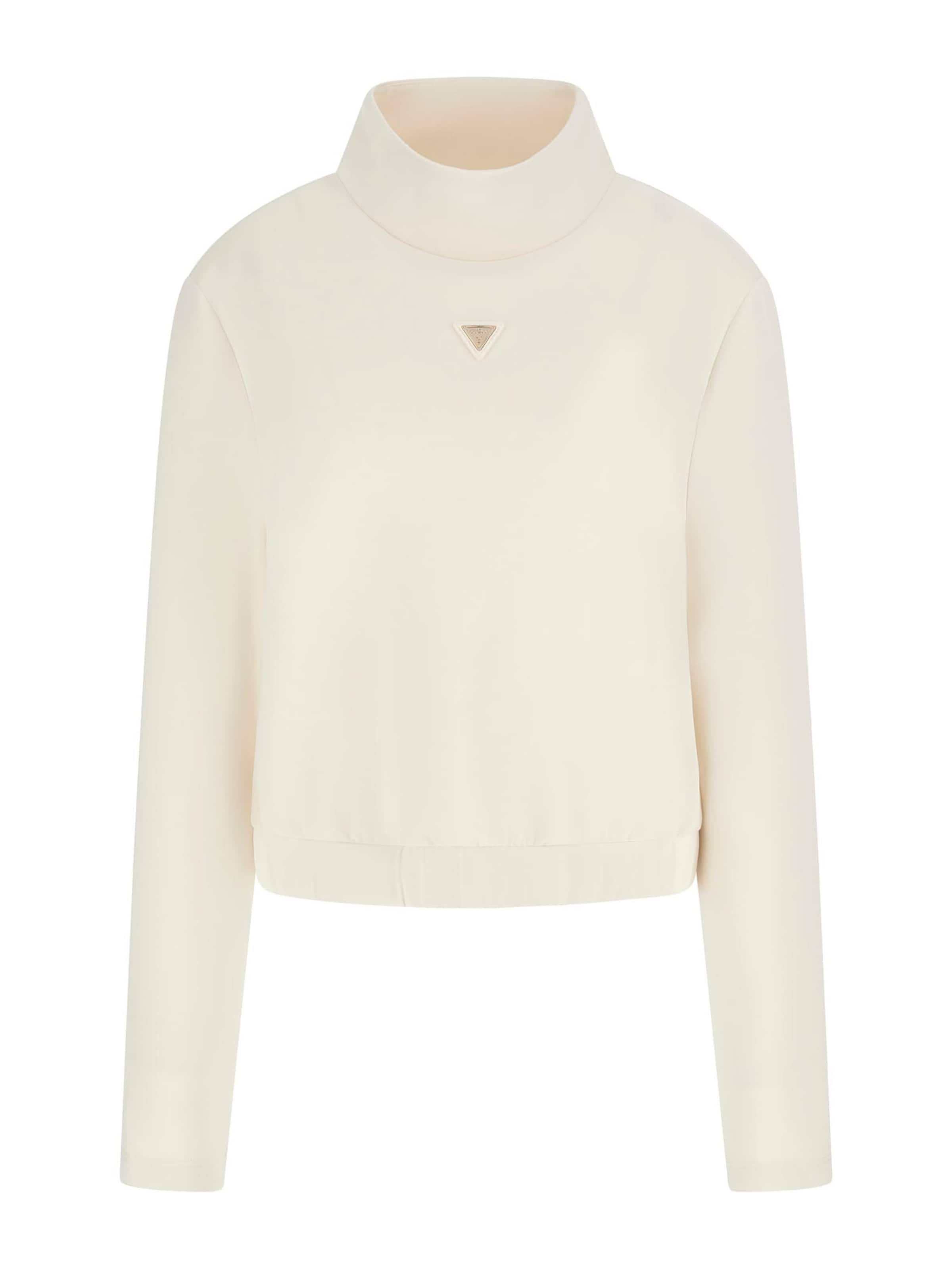 GUESS Sweatshirt 'Olympe' in Beige: front