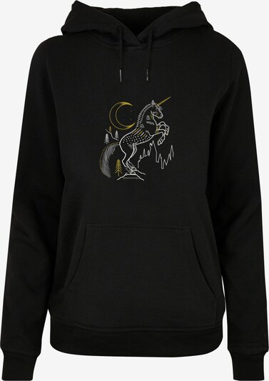 ABSOLUTE CULT Sweatshirt 'Harry Potter - Unicorn' in gelb / schwarz / offwhite, Produktansicht