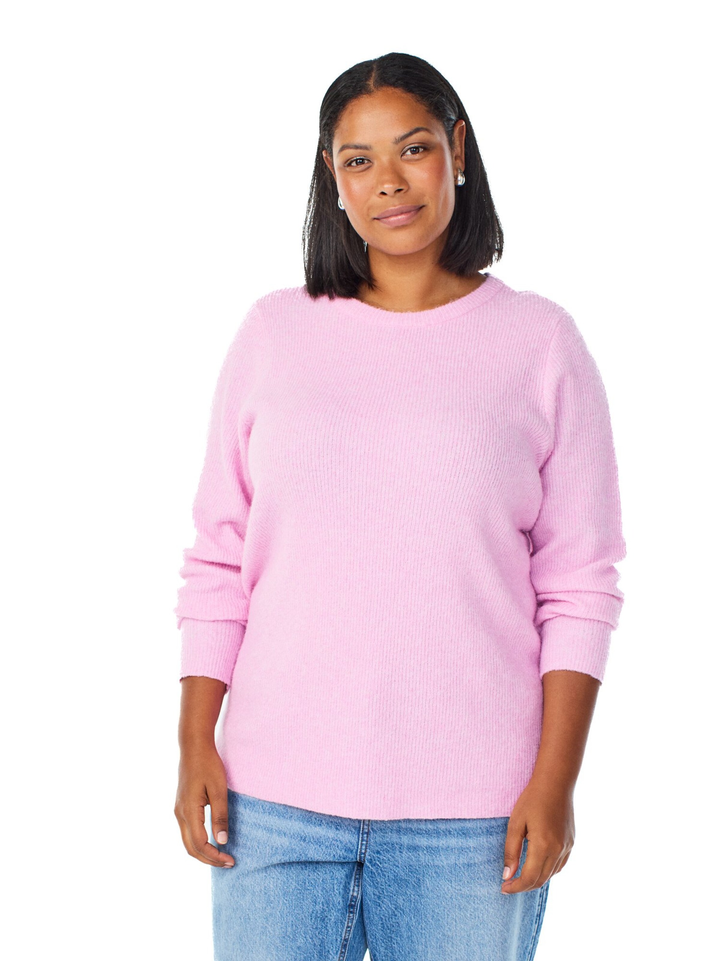 Pulover 'Cavilma' de la Zizzi pe roz