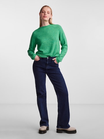 PIECES Sweater 'JULIANA' in Green