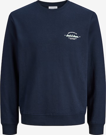 Jack & Jones Plus Sweatshirt 'JJBRANDON' in Blue: front