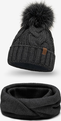 Bonnet '7014 Set' Vivisence en gris : devant