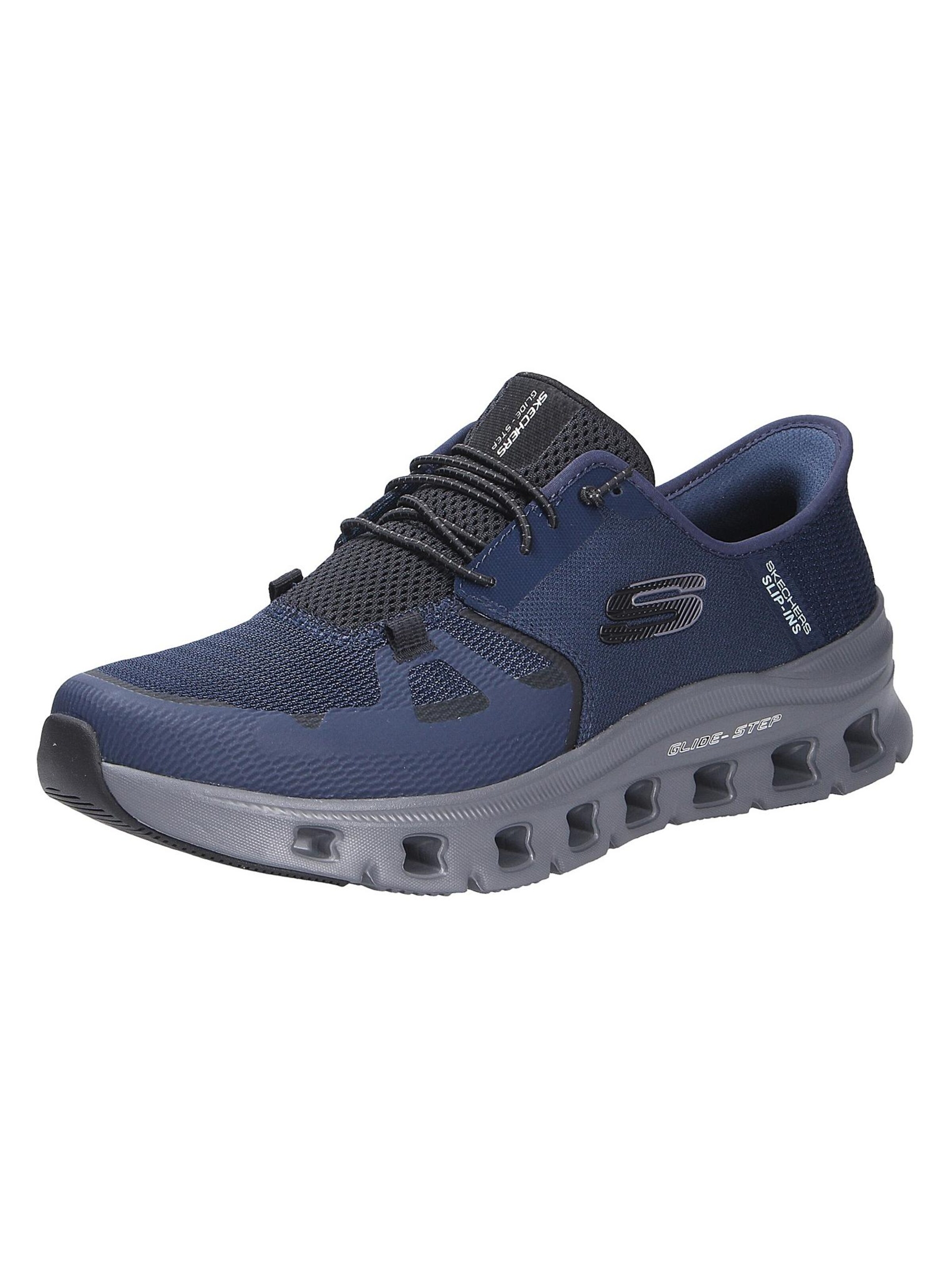 SKECHERS Hausschuh 'GLIDE STEP'‌‌‌‌‌‌‌ in Blau: Vorderseite