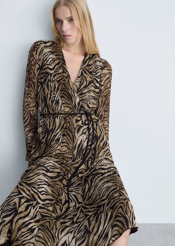 Robe 'Amber' MANGO en marron