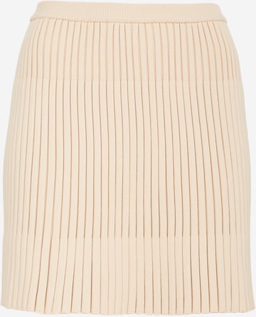ABOUT YOU x VIAM Studio Skirt 'Cameron' in Beige: front