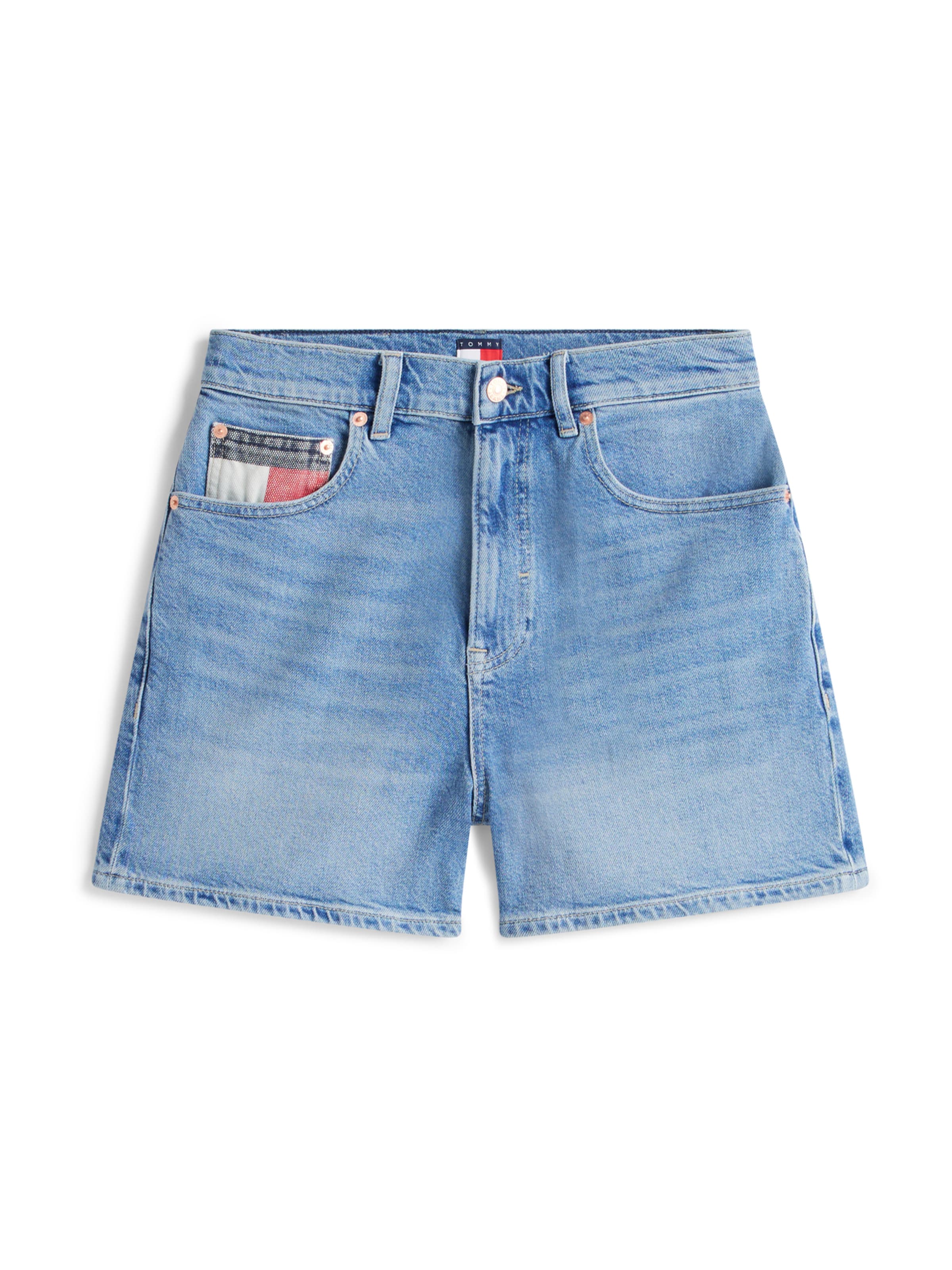 Tommy Jeans Szabványos Farmer 'MOM' - kék: elől