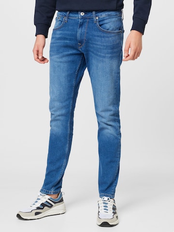 Pepe Jeans Slimfit Jeans 'Stanley' in Blauw: voorkant