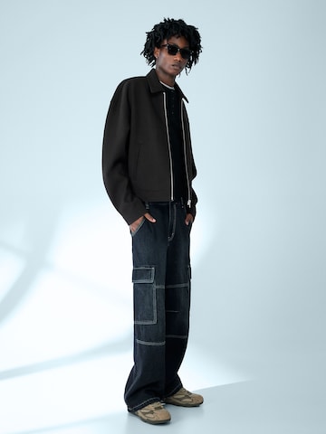 Bershka Between-season jacket in Black