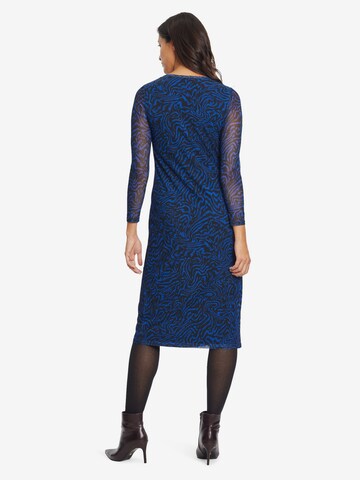 Vera Mont Basic-Kleid mit Animalprint in Blau