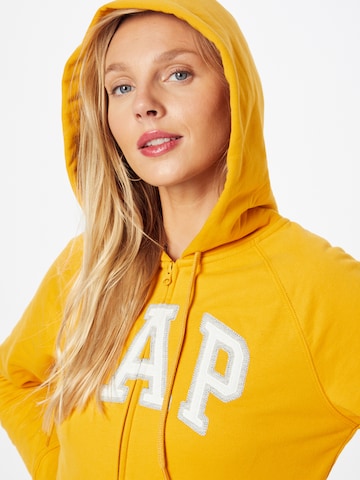 GAP Zip-Up Hoodie in Gold