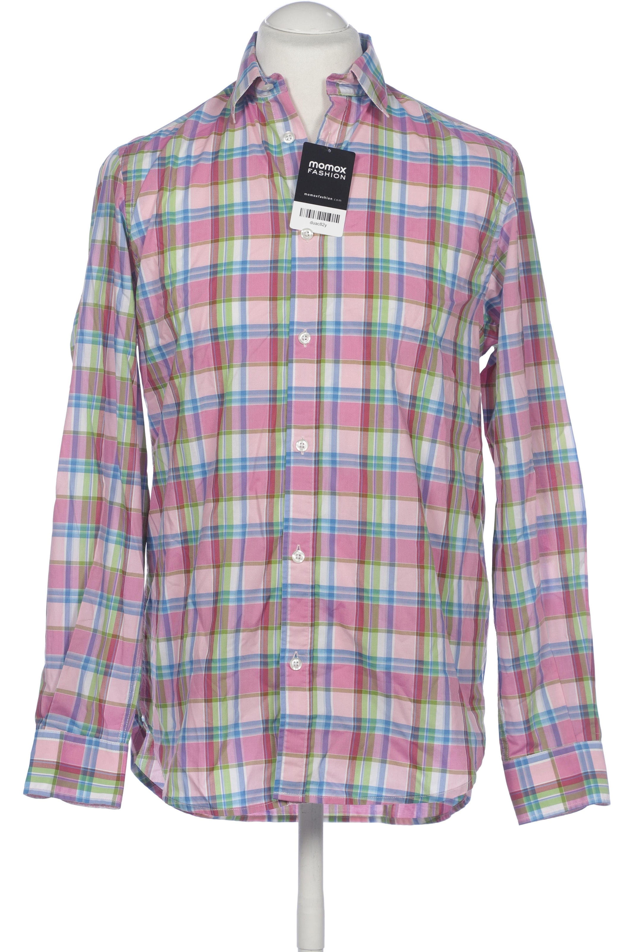 SERGE BLANCO Button Up Shirt in M in Pink: front