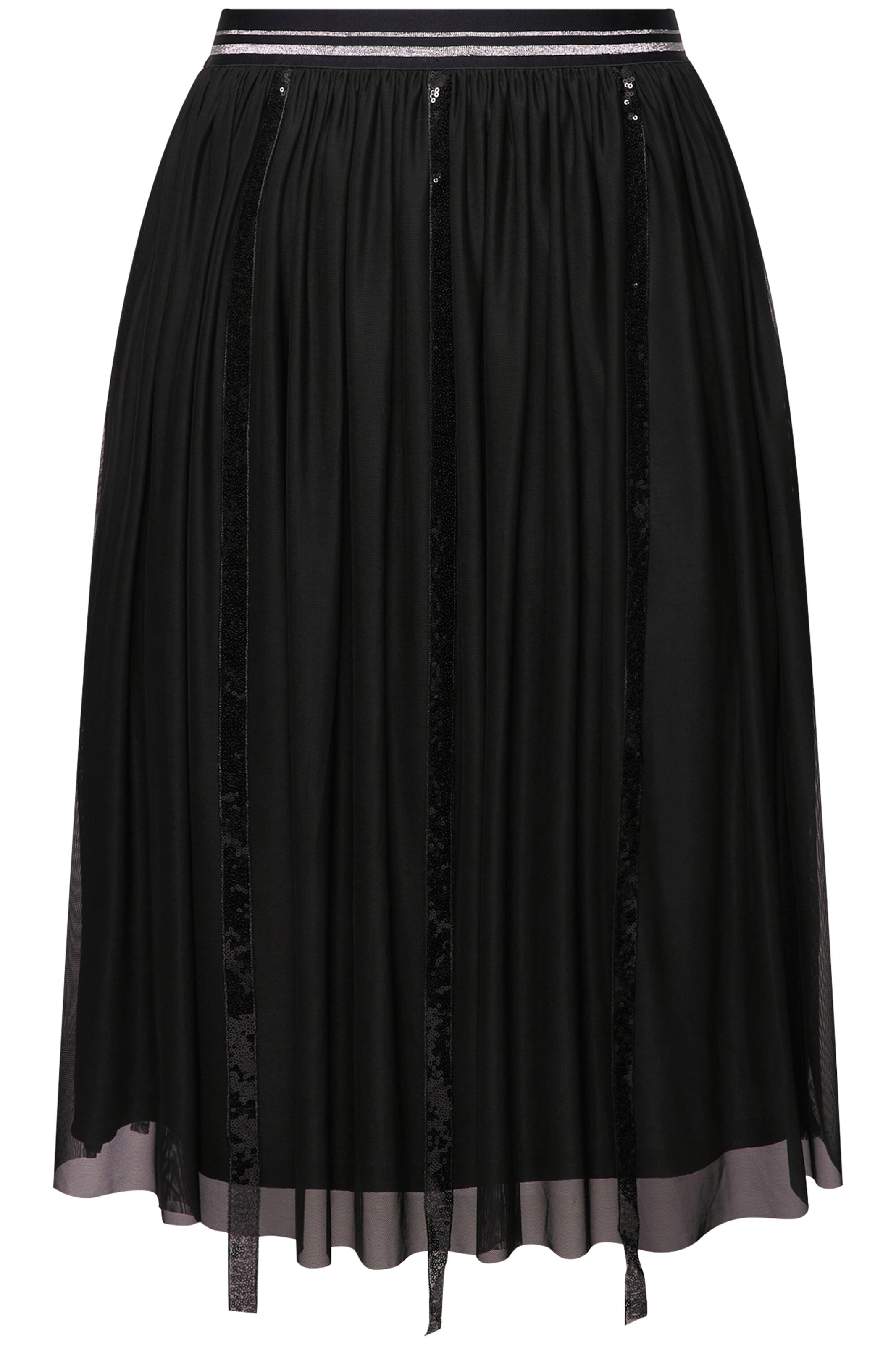 MIAMODA Rok in Zwart: voorkant