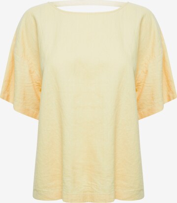 T-shirt 'Falakka' b.young en jaune : devant