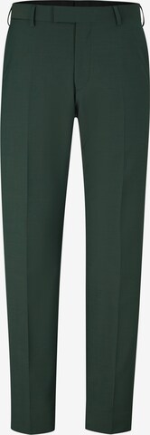 STRELLSON Slim fit Pleated Pants 'Madden' in Green: front