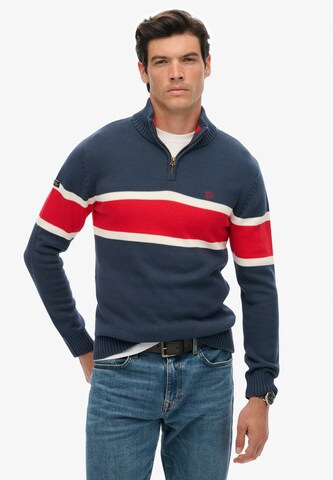 Pull-over Superdry & Co en bleu : devant