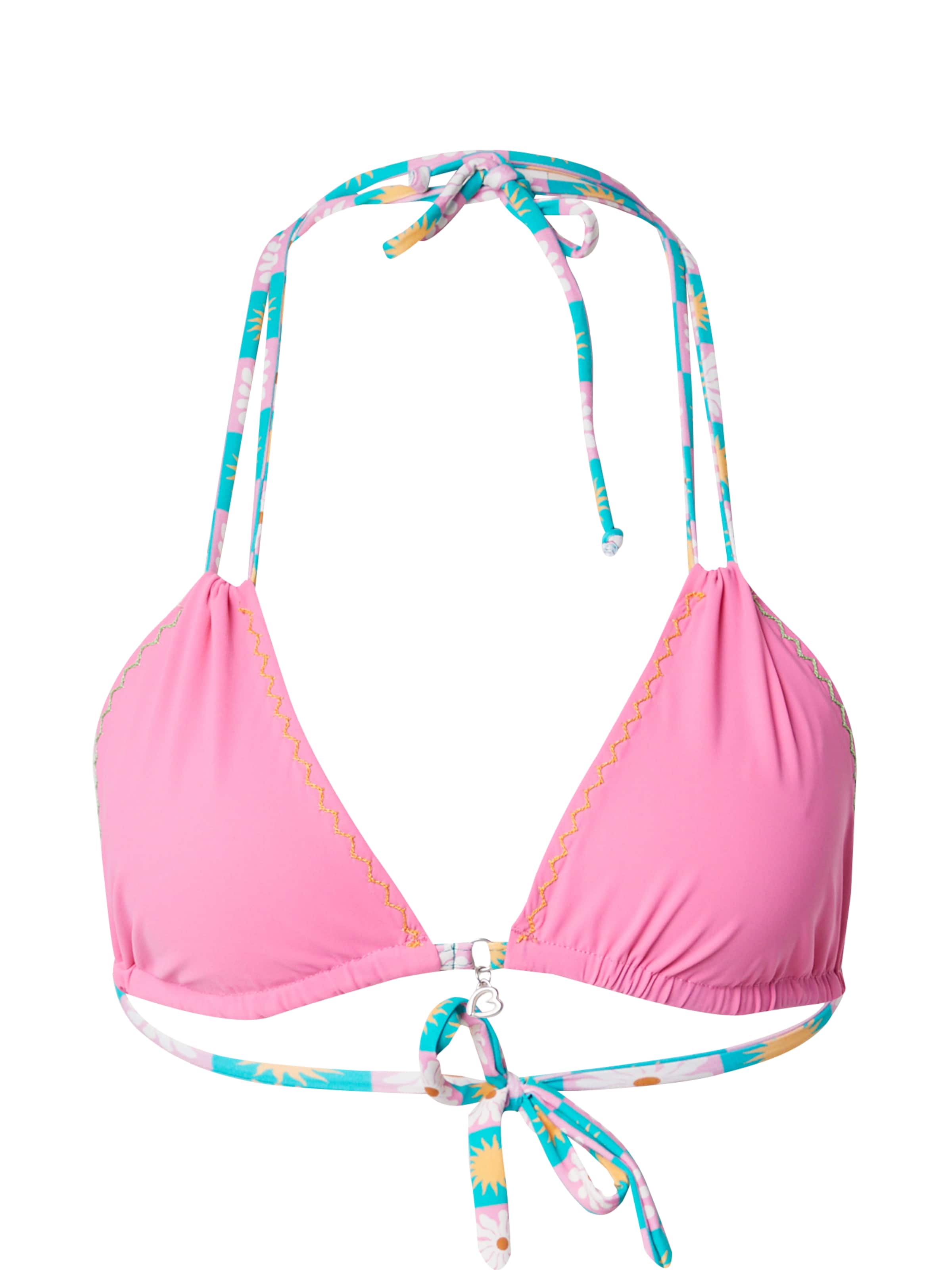 Banana Moon - Triángulo Top de bikini en rosa: frente