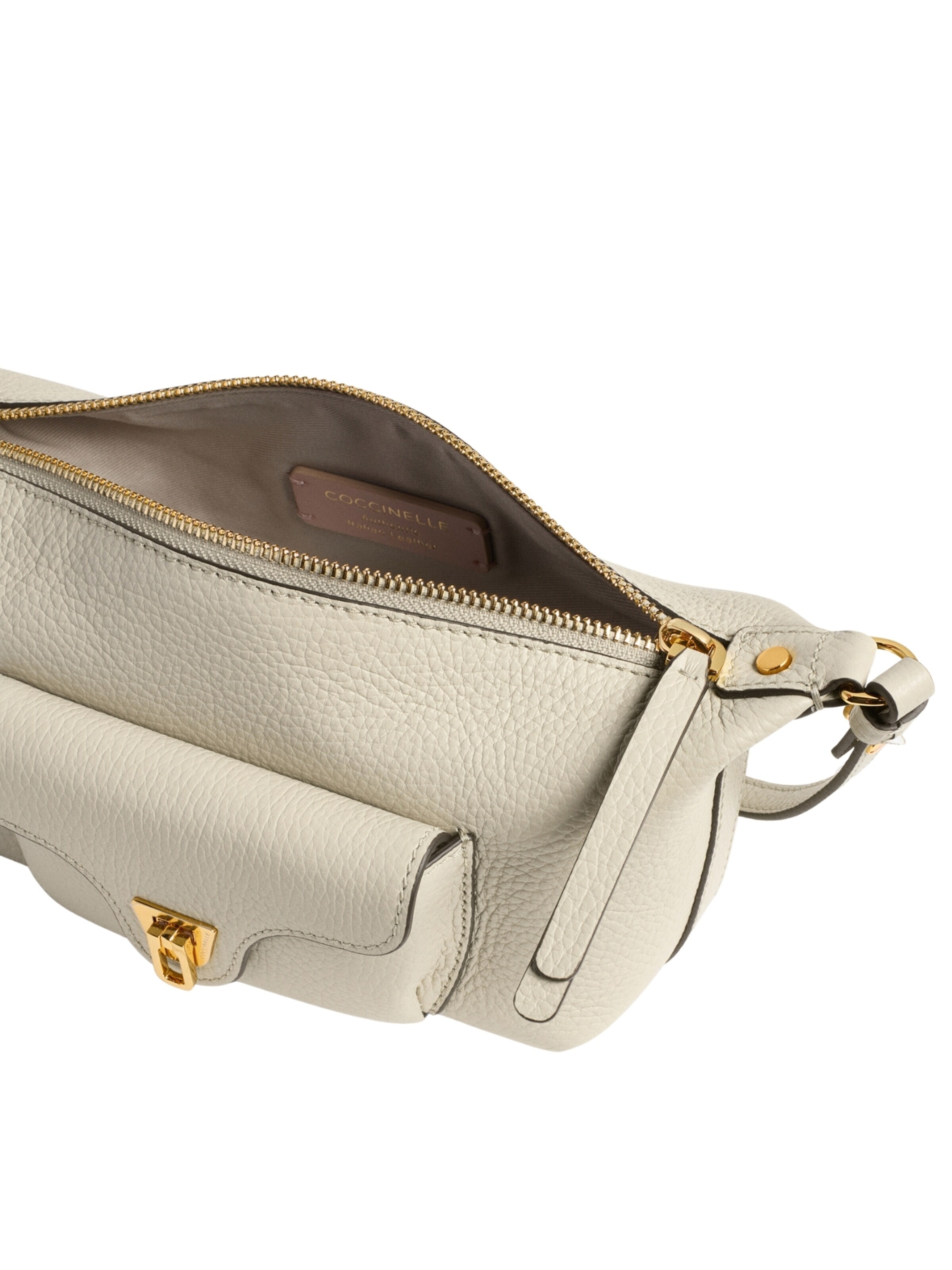 Coccinelle - Bolso de hombro 'Beat Generation FW26 3' en beige