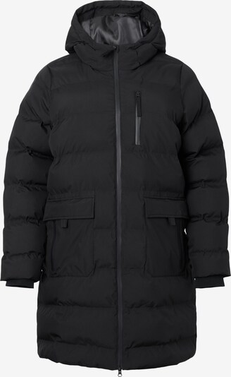 Zizzi Manteau d’hiver en noir, Vue avec produit