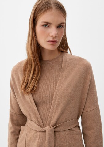 s.Oliver Knit Cardigan in Brown